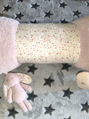 Activity Pillow for Babies like new with Rattle Mirror and Teether