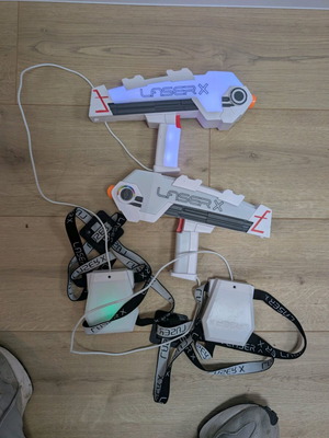 Laser X Revolution set of 2 blasters like new
