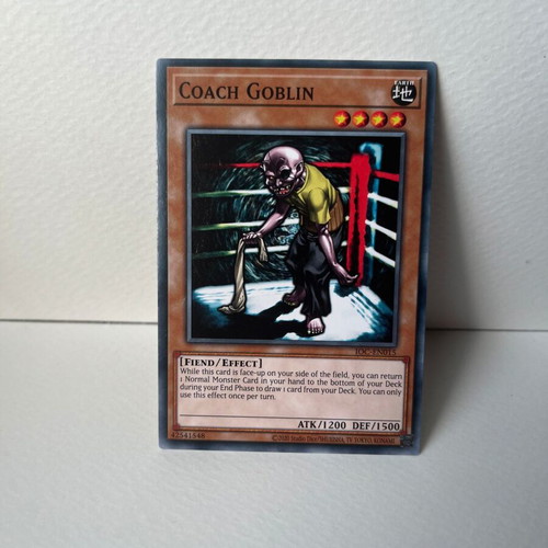 Coach Goblin Yu-Gi-Oh Card like new