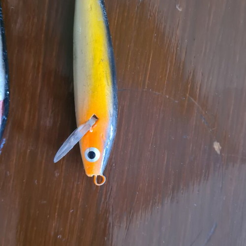 Wooden squid jigs new, pack of 5 pieces