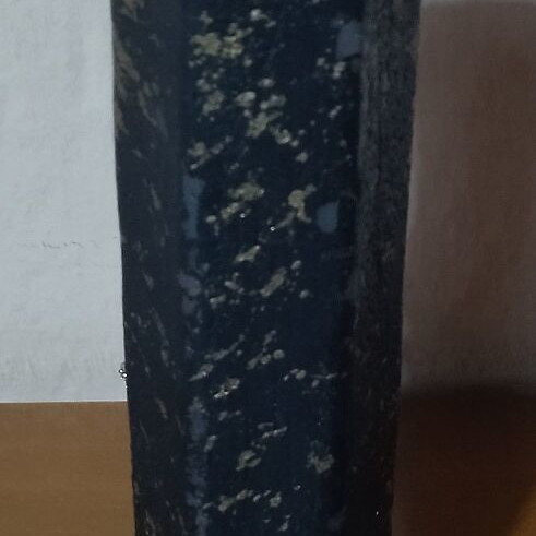 Christmas candle black tall new