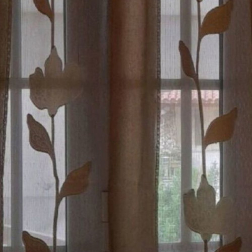 Curtain in honey-gold shade, like new, 1.90×2.50 m
