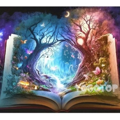 Magic Book Diamond Painting Kit new, 24x30 cm