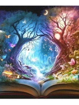 Magic Book Diamond Painting Kit new, 24x30 cm
