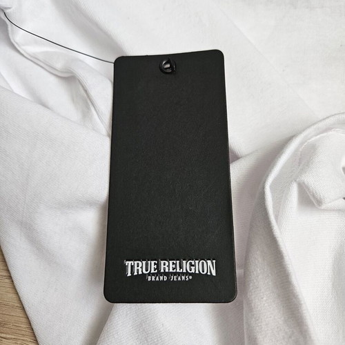 True Religion T-shirt new, size S, white, small hole