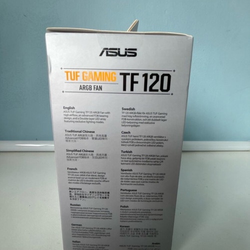 Asus TUF Gaming TF120 ARGB fan set of 3 new, 120mm PWM