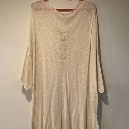 Zara blouse dress like new, beige woven fabric size M