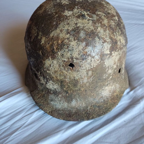 German M-35 Helmet used vintage World War II collectible