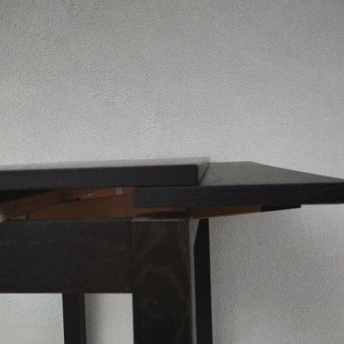 Ikea Bjursta Small Extendable Dining Table used, black brown
