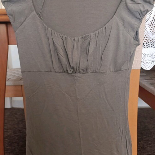 Enzzo blouse like new, size S, beige brown