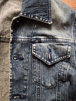 Denim jacket used, blue, size S