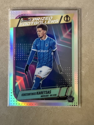 2025 Finest Prized Footballers Konstantinos Karetsas card