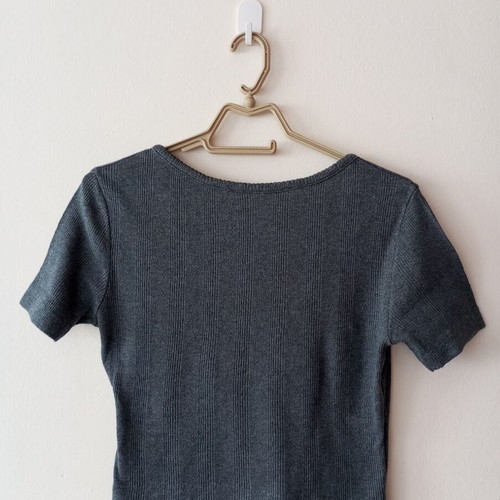Grey top like new with gift jacket