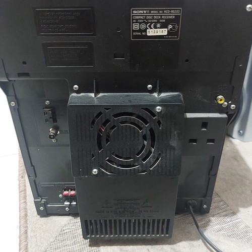 Sony HCD-RG333 radio CD player used, for parts or repair