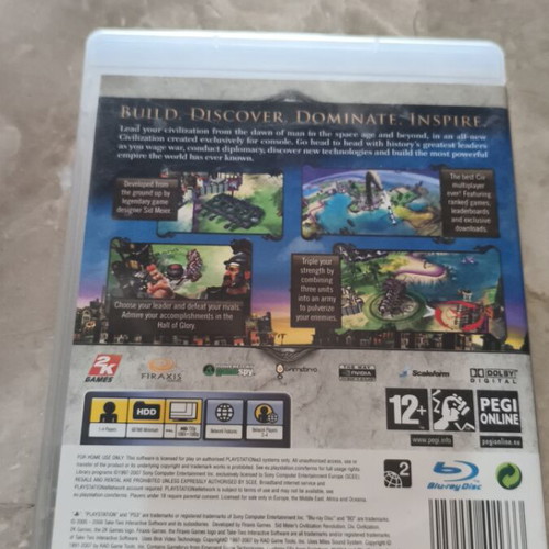 Civilization Revolution PS3 game