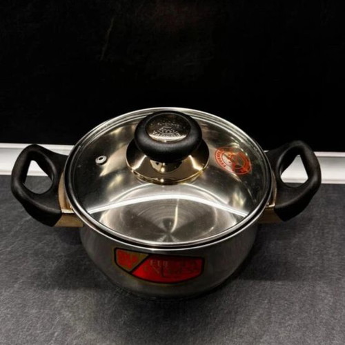 Europa Express pot with 24K gold handles new