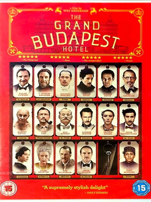 Ξενοδοχείο Grand Budapest DVD, sealed με αγγλικούς υπότιτλους