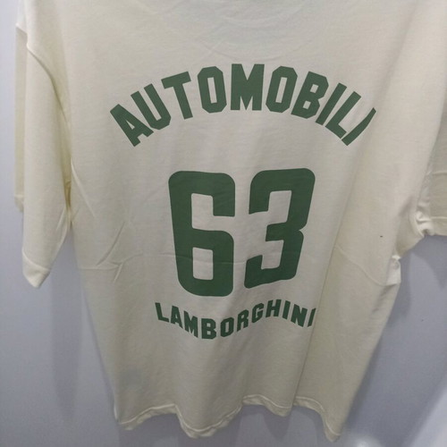 Rhude Lamborghini T Shirt Large Cream Made in USA