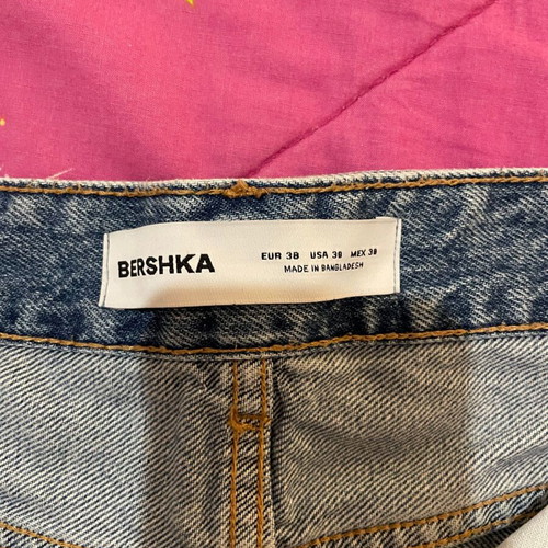 Bershka men's pants like new, blue, size M