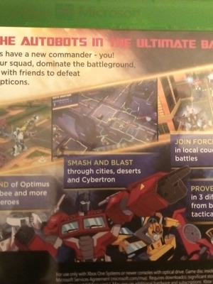 XBox Xbox един трансформатори бойни полета Autobots