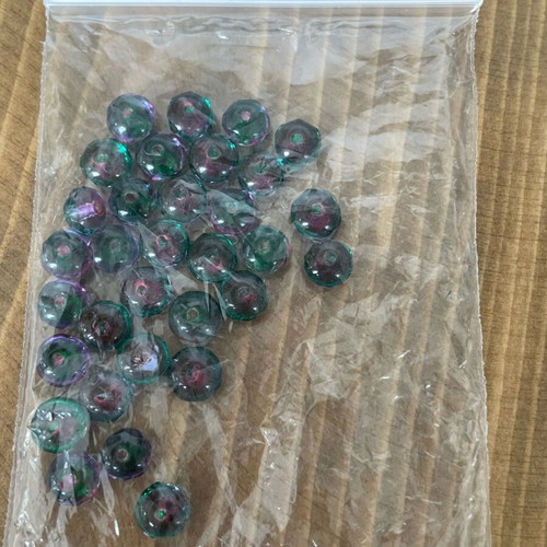 Beads pack like new, 4 bags multicolored