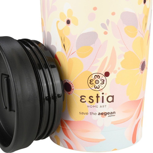 Estia Travel Mug Recyclable Stainless Steel BPA Free Thermos 350ml new