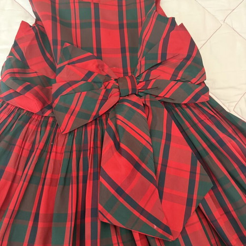 Next dress 4-5 years like new, red and green, 110 cm