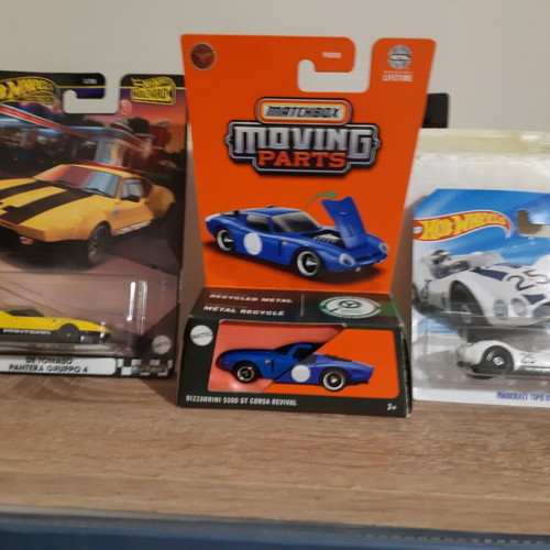 3 Italian Vintage Toy Cars new