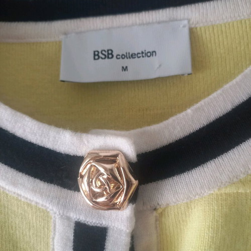 Bsb cardigan like new, yellow, size M