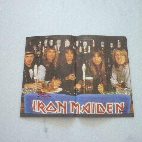 Sade & Iron Maiden double collectible poster from Blek magazine
