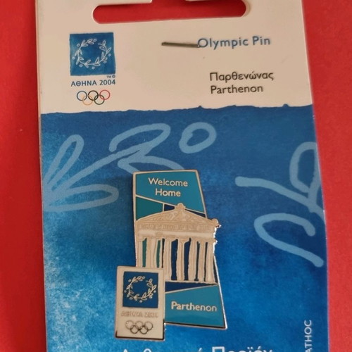 Authentic Olympic Pins Athens 2004 Set of 6
