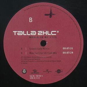 Talla 2XLC World In My Eyes Remixes vinyl record used, electronic