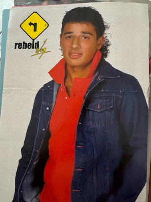 Posters from Rebelde Way used, set of 2