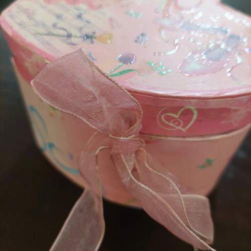Jewelry box with wind-up ballerina used, Swan Lake melody