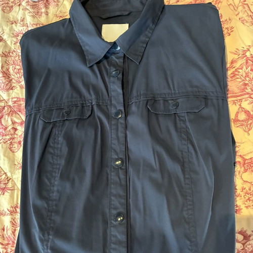 In Wear Blue Dress like new, elastic poplin, cool