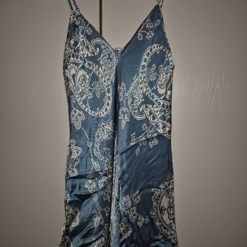 Zara turquoise dress M with paisley