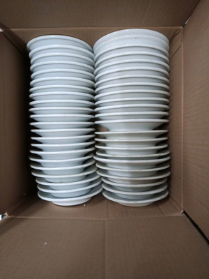 Πιατάκια καφέ τσαγιού μεταχειρισμένα, πακέτο 60, πορσελάνινα