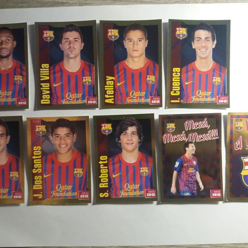Panini Barcelona 2011 stickers new, pack of 34 pieces