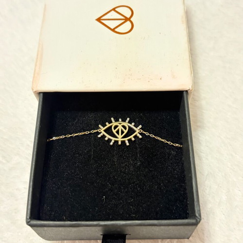 The Eye of Love Necklace Gold like new by Doukissa Nomikou