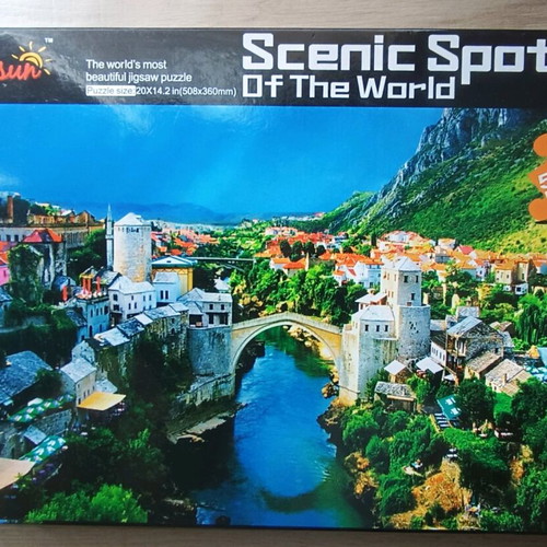 Puzzle 500 pieces like new, sealed
