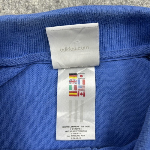 Adidas UCLA Bruins Polo XL used, blue colourblock Y2K preppy retrosport