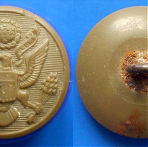 USA Παλιό κουμπί για στρατιωτικό πανωφόρι αμερικανικού στρατού (КББ2ю03)