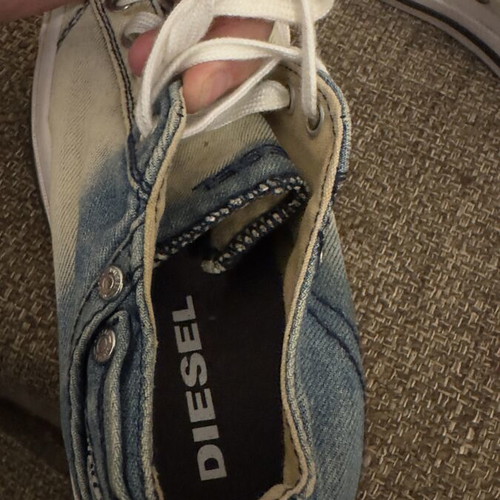 Diesel shoes used, size 37, white and blue