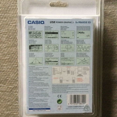 Casio FX-9860GII SD scientific handheld calculator like new