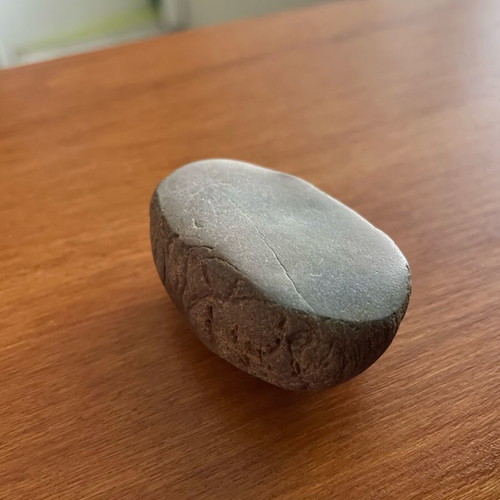 Potato-shaped stone new, possibly basalt