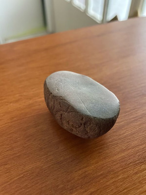 Potato-shaped stone new, possibly basalt