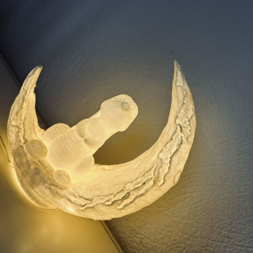 3d printed χειροποίητο φωτιστικό καινούργιο, με μπαταρία ή πρίζα