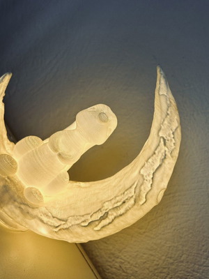 3d printed χειροποίητο φωτιστικό καινούργιο, με μπαταρία ή πρίζα