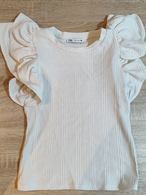 Zara women's top size S white cream like new
