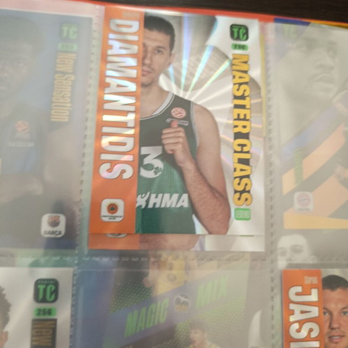 Panini Euro League Top Class 2025 Album used with 100 cards